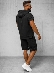 Komplet dresowy męski czarny OZONEE O/3C111/9