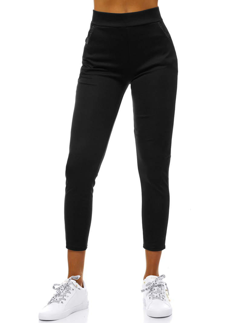 Legginsy damskie czarne OZONEE JS/1026/E1