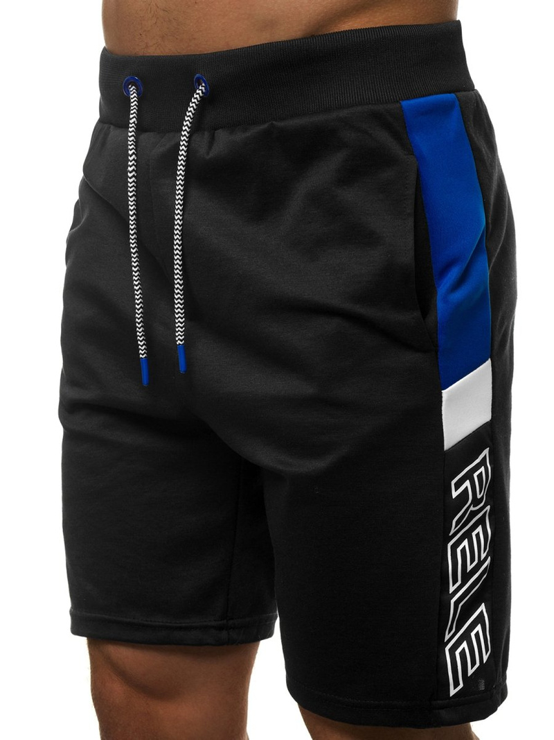 Spodenki męskie czarne OZONEE JS/KK300180