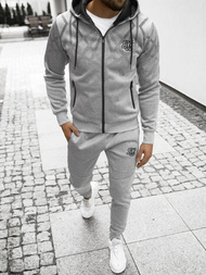 Komplet dresowy męski szary OZONEE O/HM395