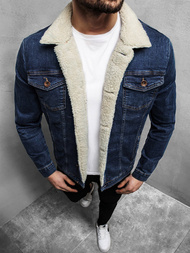 Куртка чоловіча джинсова Синя OZONEE BN/5935Z