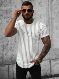 T-Shirt męski biały OZONEE O/P1111