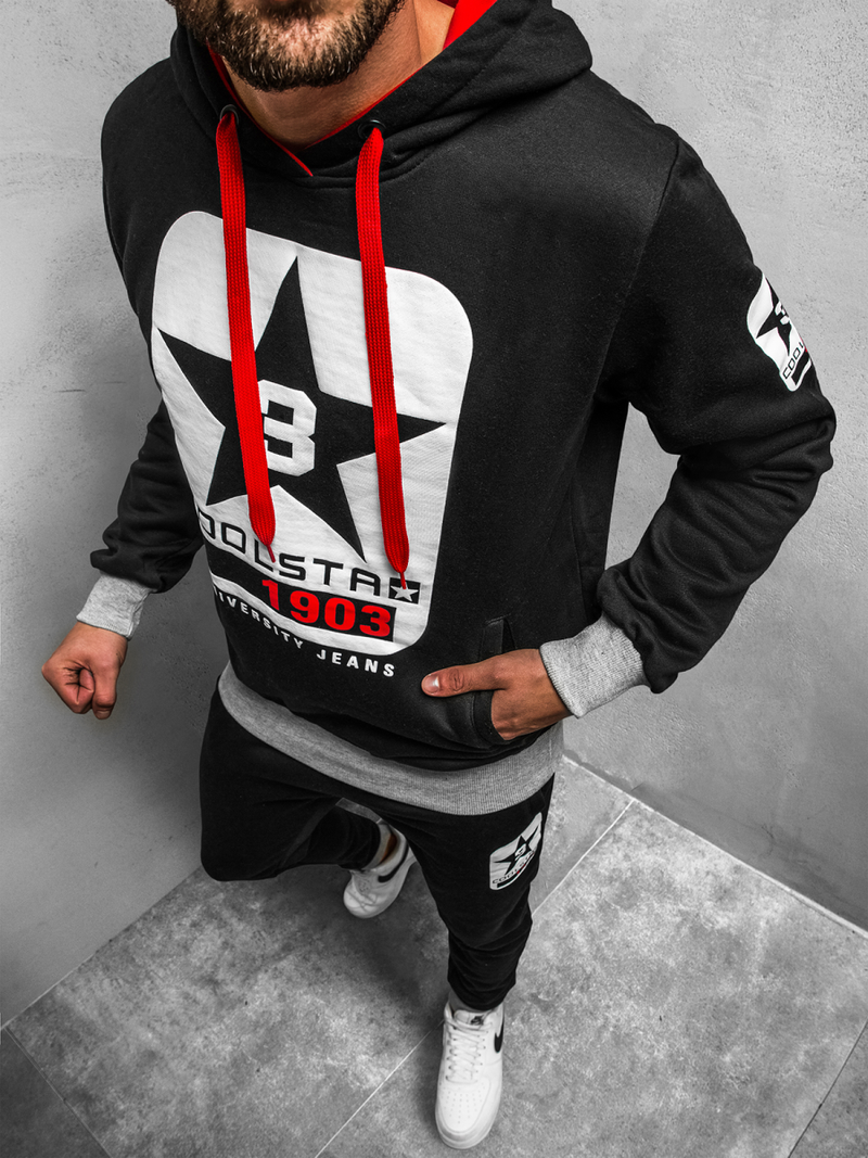 Толстовка чоловіча Чорна JS/Y10001BZ