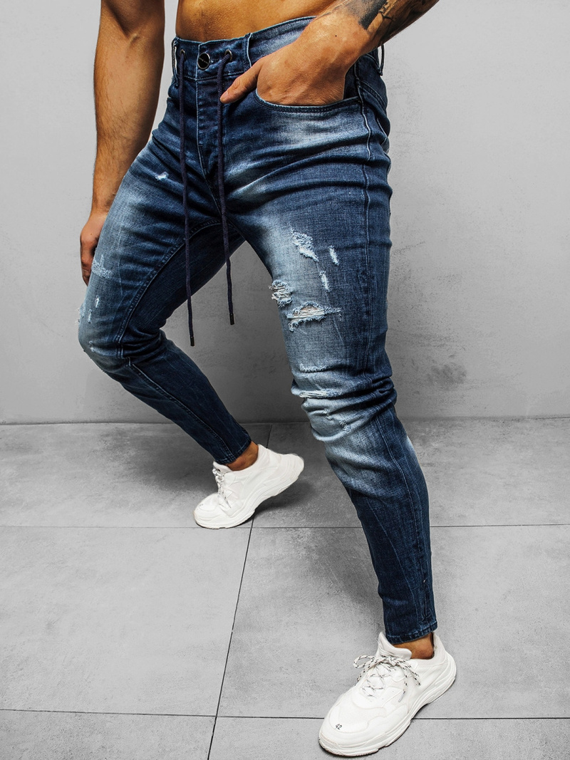 Джинси чоловічі Темно-синi OZONEE NB/MP0005BS