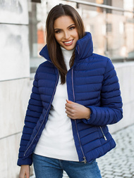 Kurtka przejściowa damska granatowa OZONEE JS/M23063/6Z