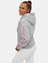 Bluza z kapturem damska szara OZONEE JS/B26031Z
