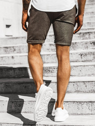 Spodenki męskie chinos khaki OZONEE DJ/1004