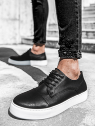 Sneakersy czarne OZONEE O/KN050