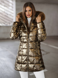 Куртка жіноча золото OZONEE JS/16M9120/403Z