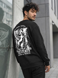 Bluza męska czarna OZONEE JS/65B3919/3Z