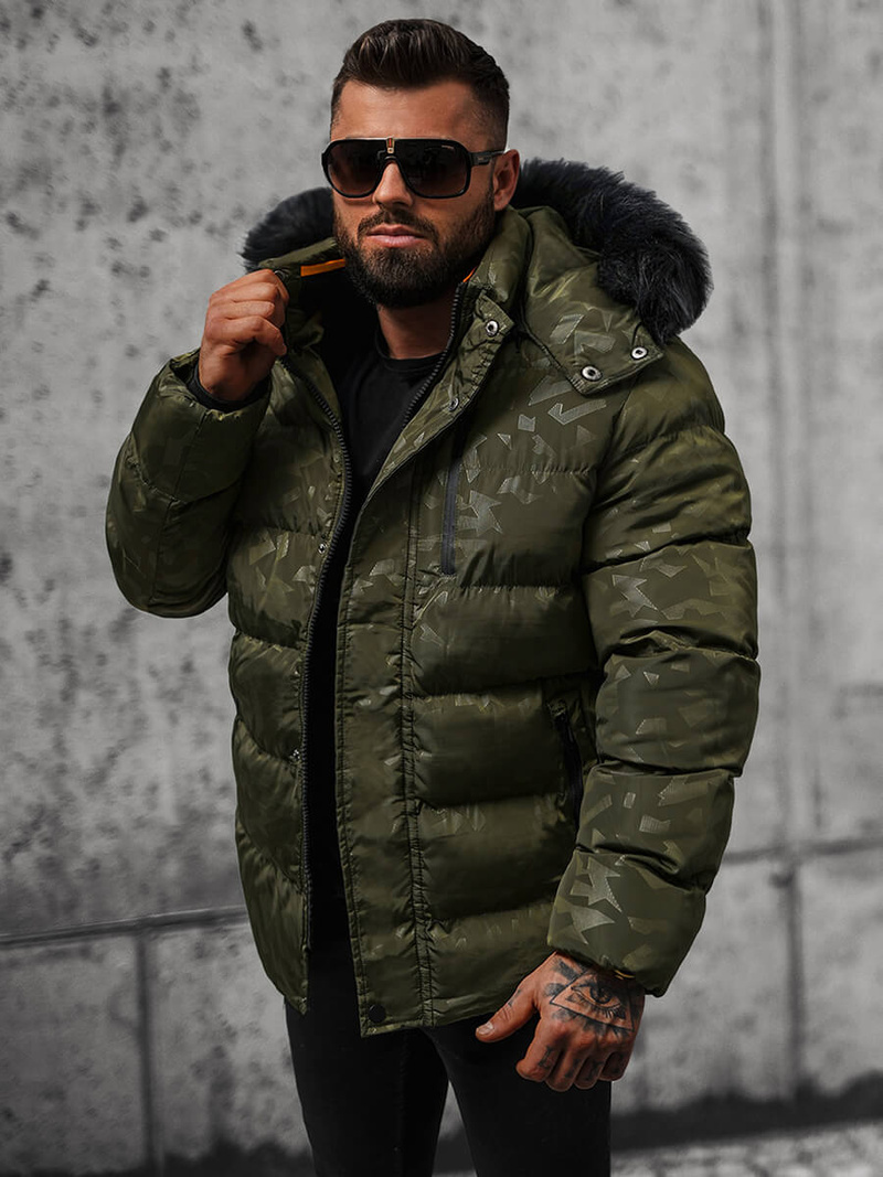 Куртка чоловіча Зелена OZONEE JS/27M8109