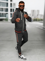 Спортивний костюм чоловічій чорний OZONEE O/FF5111AB