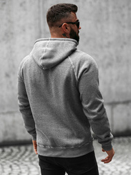 Bluza z kapturem męska grafitowa OZONEE O/8B152/5