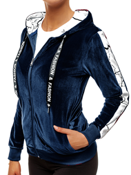 Bluza rozpinana damska granatowa OZONEE O/82270