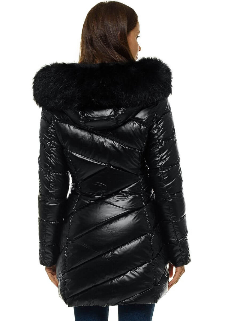 Куртка жіноча чорна OZONEE O/DK026/1