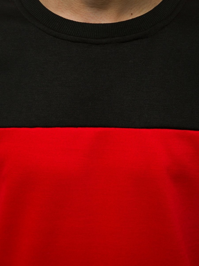 Bluza męska czerwona OZONEE JS/JZ11053