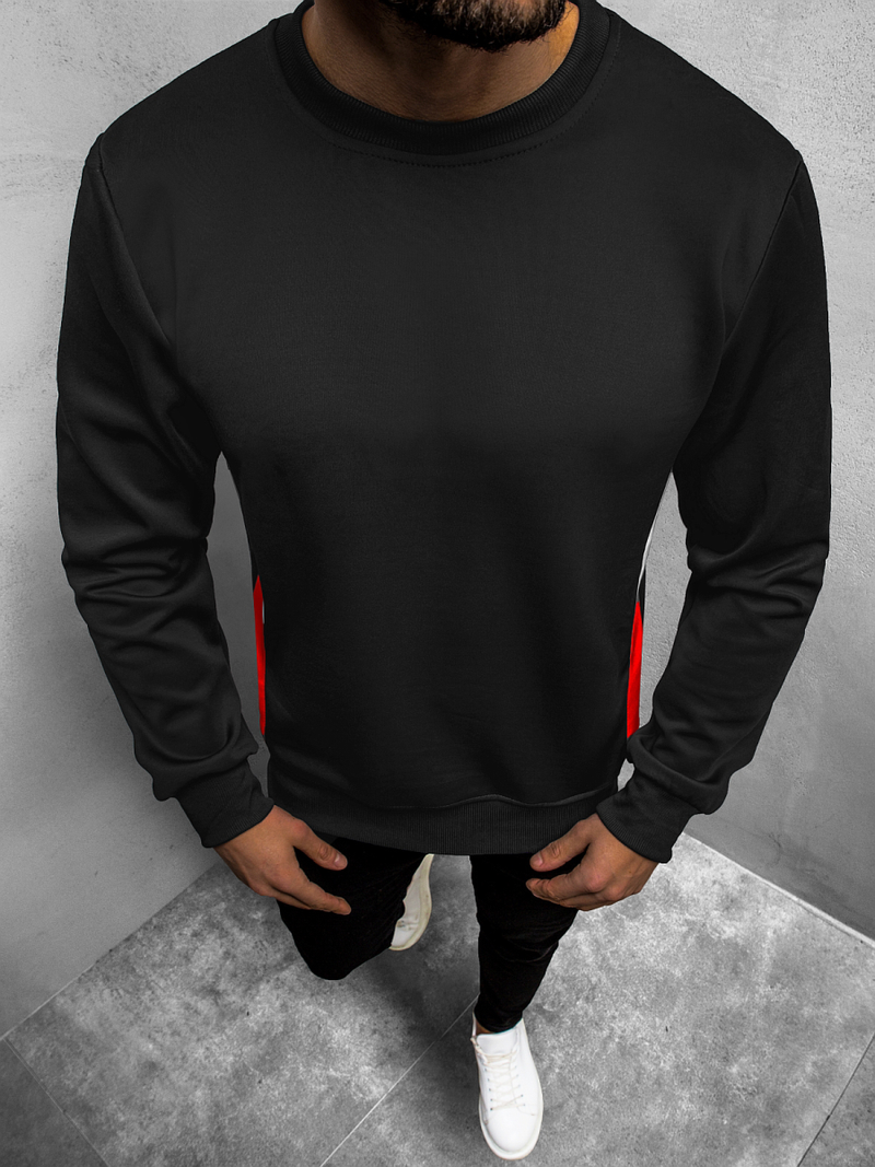 Bluza męska czarna OZONEE JS/JK99119/3