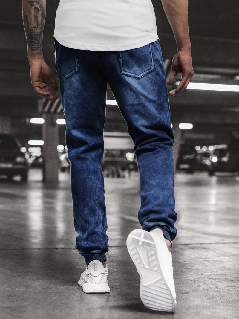 Штани чоловічі джоггери Синi OZONEE JS/KK1062