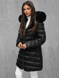 Куртка жіноча чорна OZONEE JS/5M3162/392