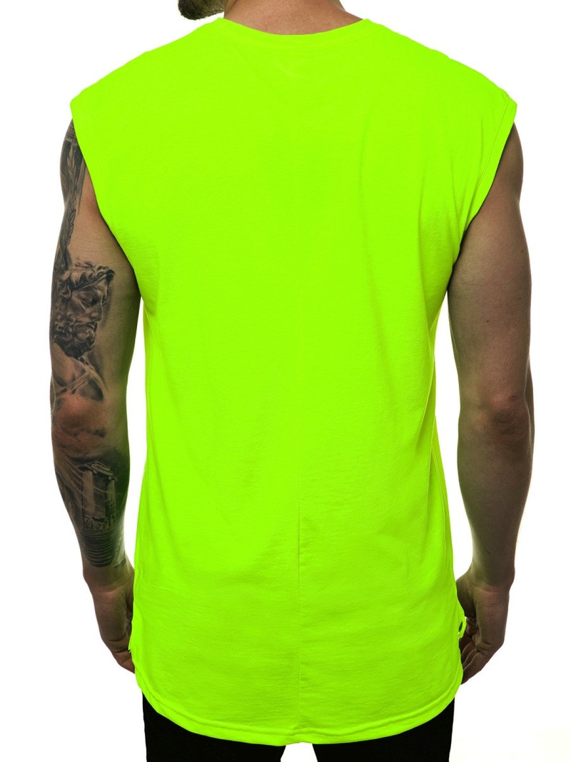 Майка чоловіча Зелена-неон OZONEE MACH/M1210Z