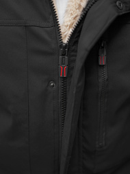 Kurtka zimowa męska czarna OZONEE JS/22M37/392