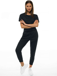 Komplet dresowy dwuczęściowy czarny OZONEE O/MB1002/21