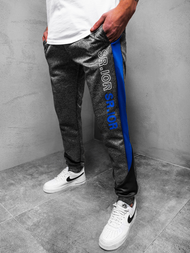 Spodnie dresowe męskie grafitowe OZONEE JS/AM118Z