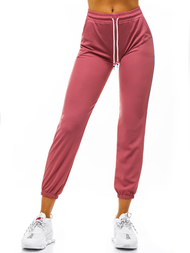 Spodnie dresowe damskie różowe OZONEE JS/1020/C17