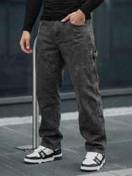 Чоловічі джинси Графітові OZONEE O/KK2828/5Z