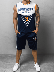 Komplet męski koszykarski granatowy OZONEE JS/68C10169