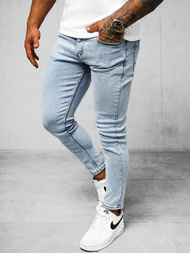 Spodnie jeansowe męskie niebieskie OZONEE O/2339/1