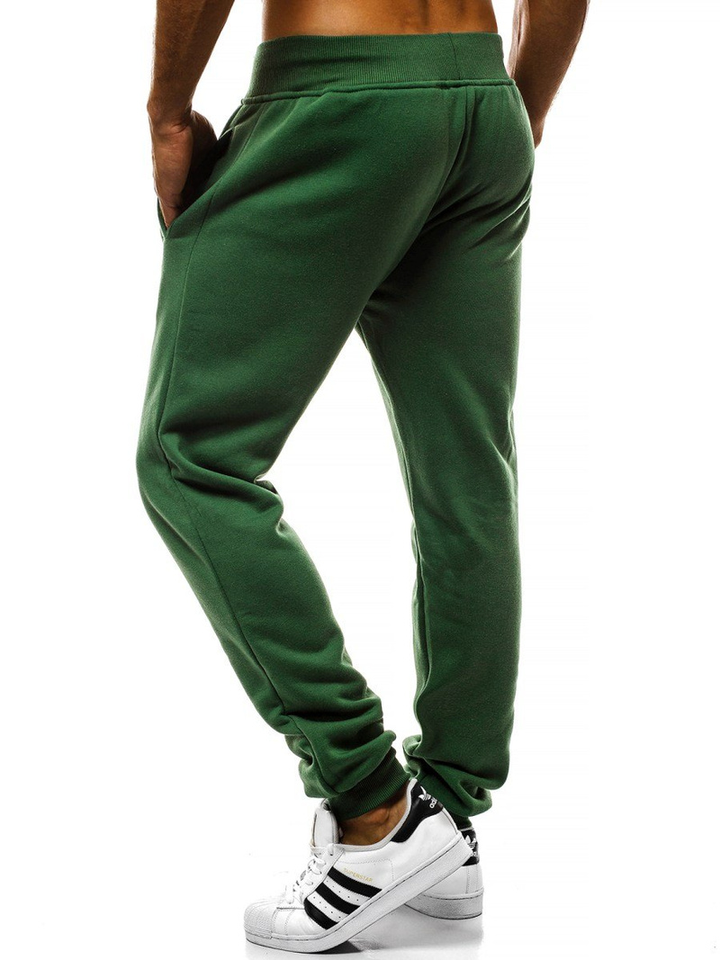 Spodnie dresowe męskie zielone OZONEE JS/XW01