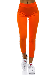 Legginsy damskie pomarańczowe OZONEE JS/1036/D29