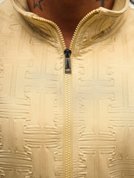 Komplet dresowy męski beżowy OZONEE O/3C101/2