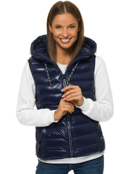 Стьобаний жіночий Темно-Синя OZONEE N/6816/2