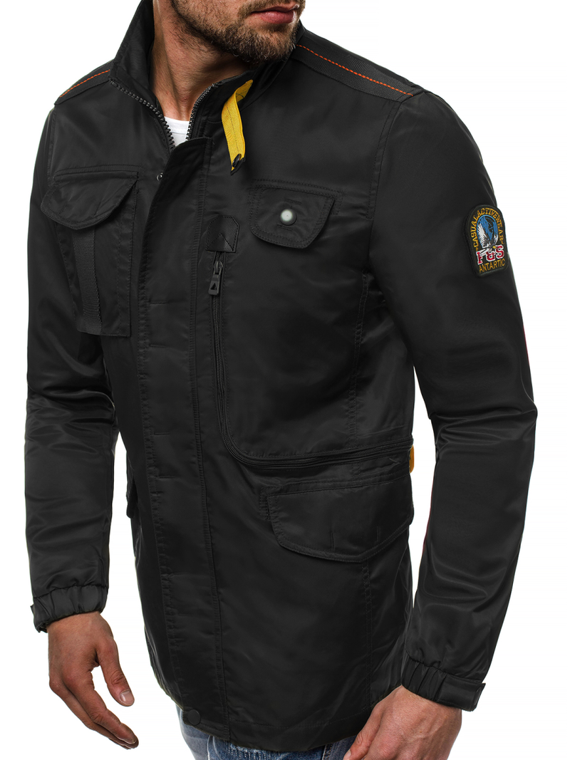 Куртка демicезонна чоловіча Чорна OZONEE O/99237