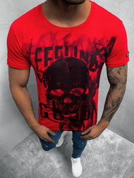 Футболка чоловіча Червона OZONEE MECH/2074TZ