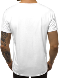 T-Shirt męski biały OZONEE JS/KS1983