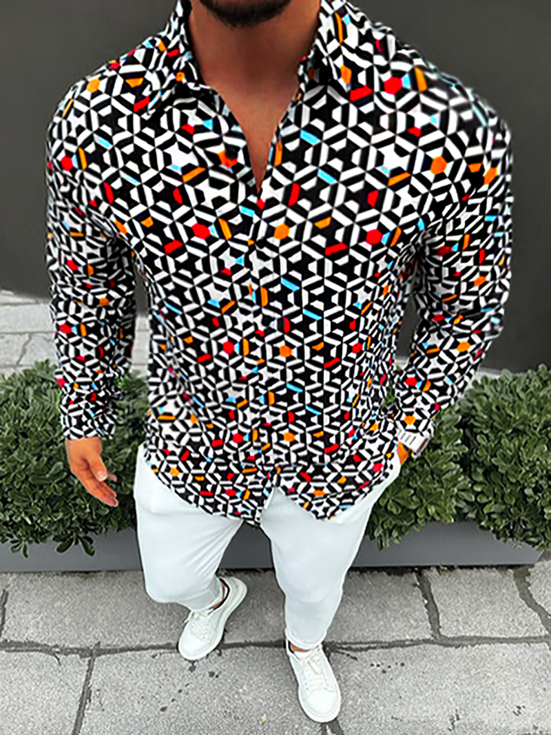 Сорочка чоловіча Кольорова OZONEE E/9000/12