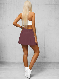 Spódnica sportowa z legginsami ciemno-różowa OZONEE O/L39860-J