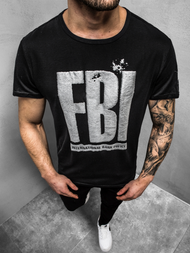 Футболка чоловіча Чорна OZONEE JS/SS100730Z