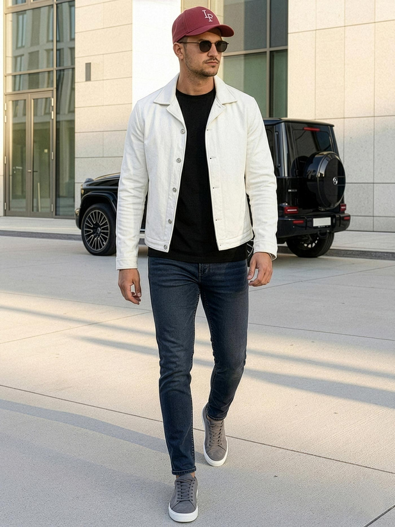 Чоловічі джинси tемно-синi OZONEE O/JK2895AZ