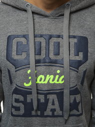 Толстовка чоловіча Графітова OZONEE JS/Y10027