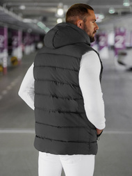 Безрукавка чоловіча графіт OZONEE JS/57M7507/105Z