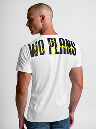 T-shirt męski biały OZONEE O/T1277/1Z