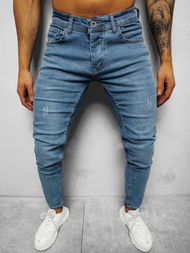 Spodnie jeansowe męskie ciemno-niebieskie OZONEE E/1230SP