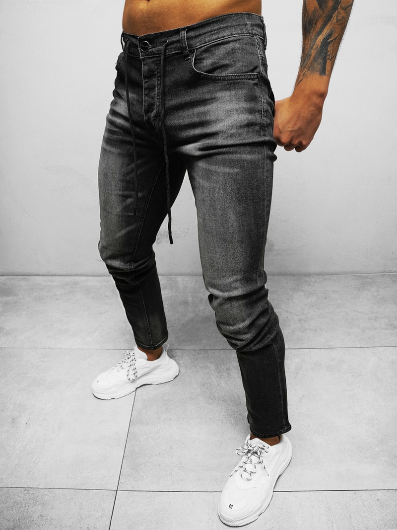 Чоловічі джинси Чорнi OZONEE NB/MP0021N