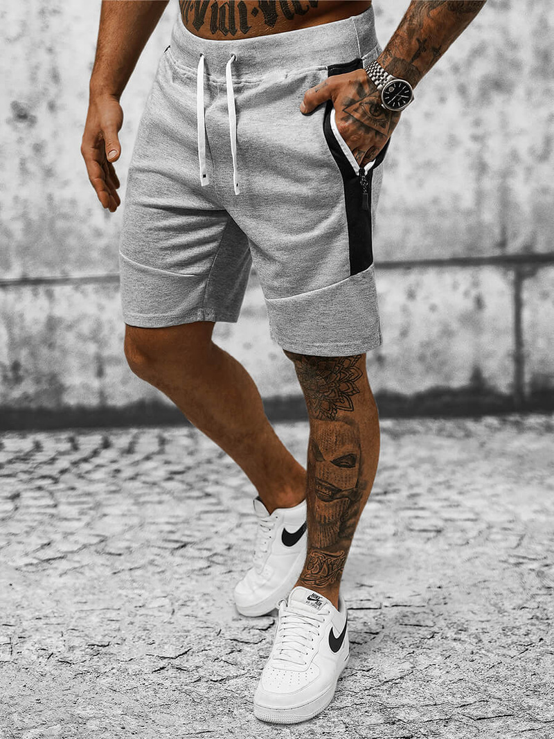 Шорти чоловічі Сiрий OZONEE JS/8K936