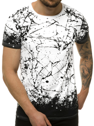 T-Shirt męski biały OZONEE JS/SS11019