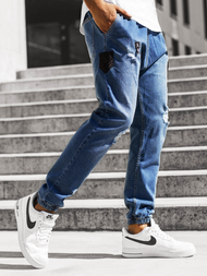 Штани чоловічі джоггери Синi OZONEE OT/2033